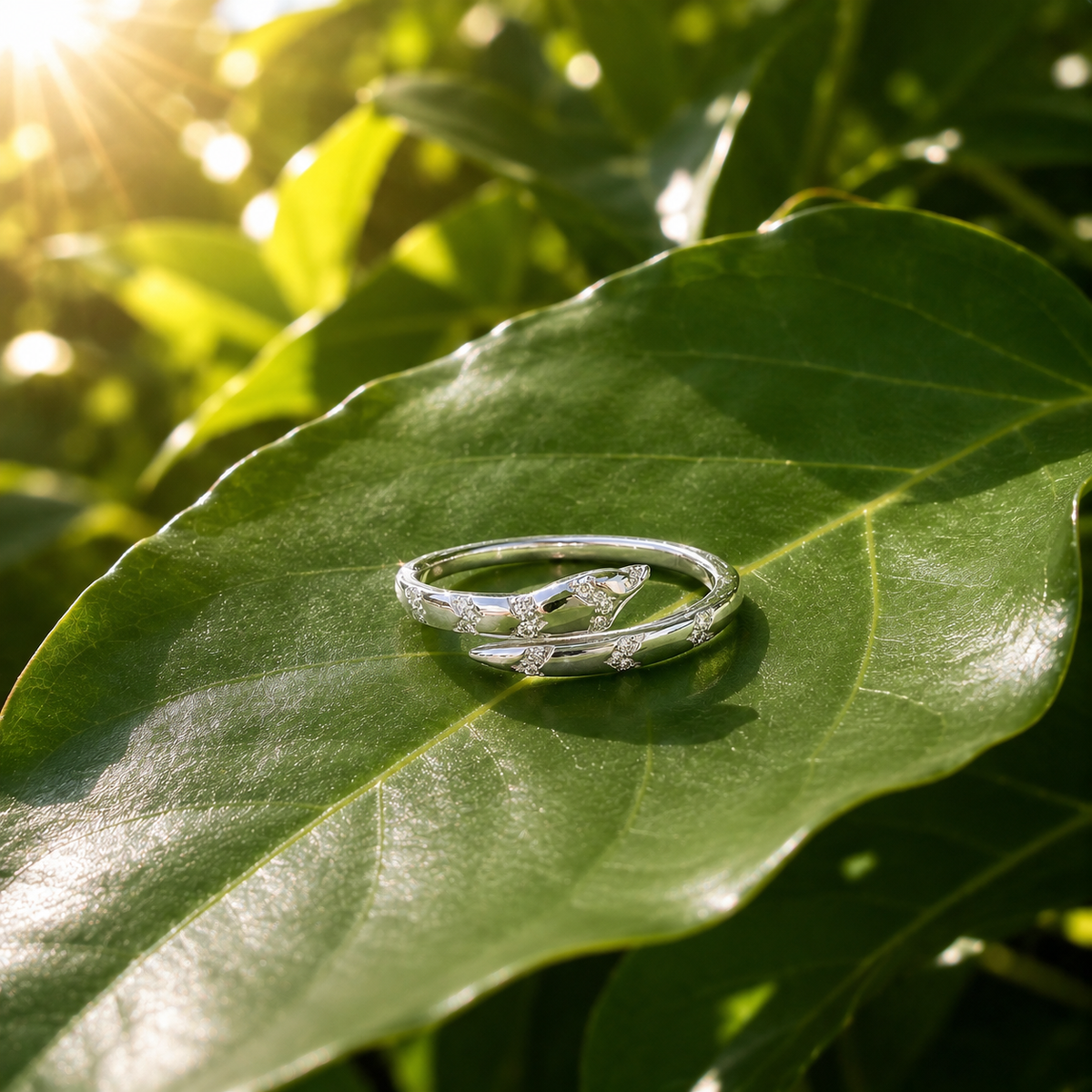 Snake Adjustable Ring by The 925 Club - image 4