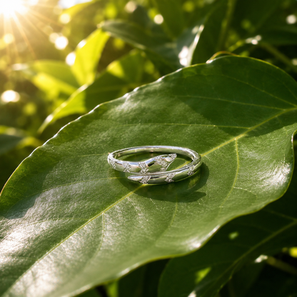 Snake Adjustable Ring by The 925 Club - image 4