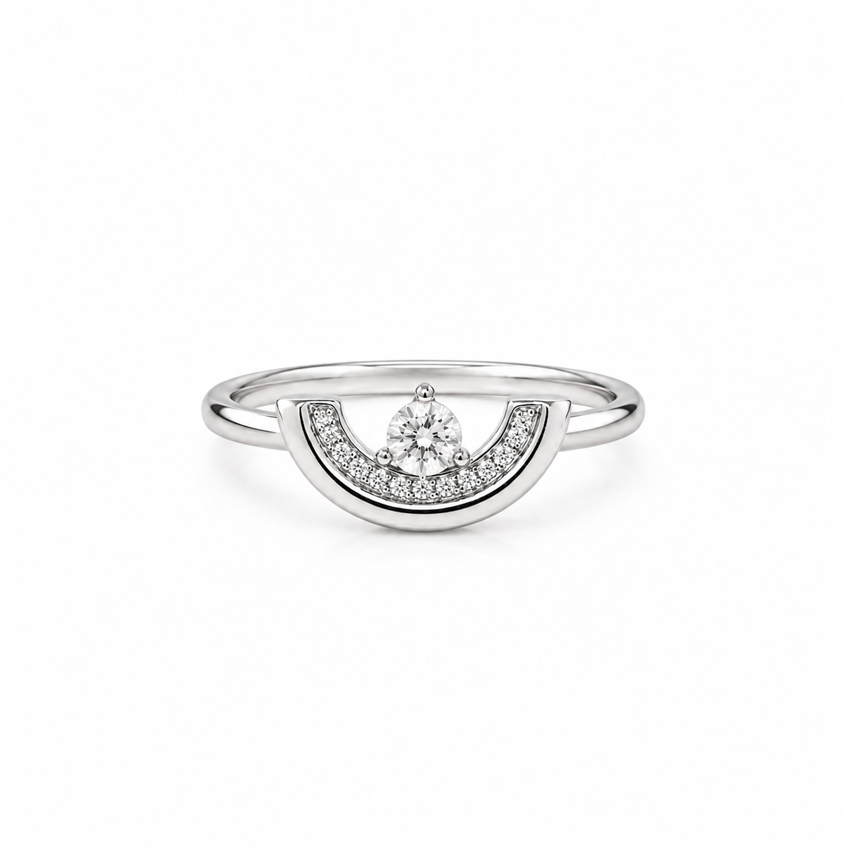 Luna Spark Adjustable Ring by The 925 Club - image 2