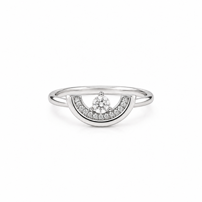 Luna Spark Adjustable Ring by The 925 Club - image 2